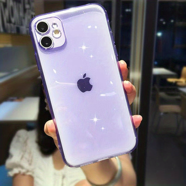 Cute & Shockproof Sparkling Candy iPhone Case - Ultra-Thin, Wireless Charging Ready for iPhone 11/12/13/14 Pro Max