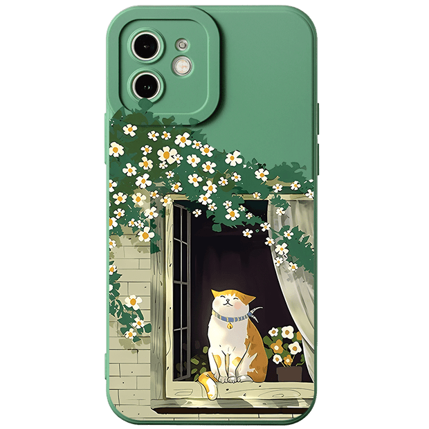 Cute & Durable jURSUE iPhone Case: Shockproof with Air Cushion, Aesthetic Cartoon Design for SE/14/13/12/11/X/XR/8/7 Plus