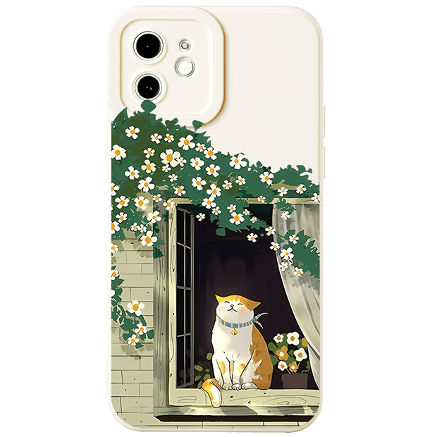 Cute & Durable jURSUE iPhone Case: Shockproof with Air Cushion, Aesthetic Cartoon Design for SE/14/13/12/11/X/XR/8/7 Plus