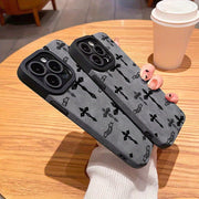 Elegant Shockproof Leather iPhone Case: Slim Protective Sleeve, Full Coverage for All Models