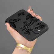 Chic Butterfly Pattern iPhone Case: Transparent, Shockproof & Full-Body Soft TPU Protection – Fits 6s to 15 Pro Max in Multiple Colors