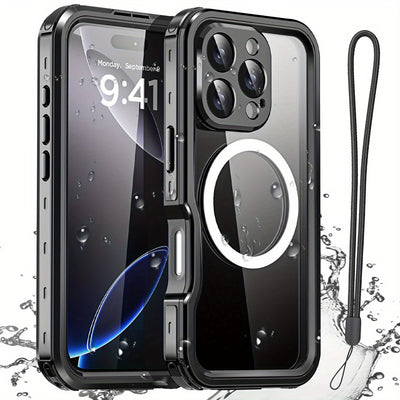 Magnetic Waterproof Case For iPhone 16 Pro Max, For iPhone 16 Plus, For iPhone 16, For iPhone 16 Pro Case Phone Cover Waterproof Rugged Shockproof Cover Fit For The all- new Camera Control Button