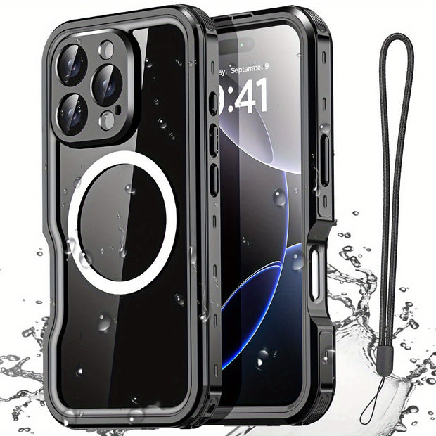 Magnetic Waterproof Case For iPhone 16 Pro Max, For iPhone 16 Plus, For iPhone 16, For iPhone 16 Pro Case Phone Cover Waterproof Rugged Shockproof Cover Fit For The all- new Camera Control Button