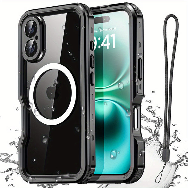 Magnetic Waterproof Case For iPhone 16 Pro Max, For iPhone 16 Plus, For iPhone 16, For iPhone 16 Pro Case Phone Cover Waterproof Rugged Shockproof Cover Fit For The all- new Camera Control Button