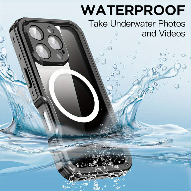 Magnetic Waterproof Case For iPhone 16 Pro Max, For iPhone 16 Plus, For iPhone 16, For iPhone 16 Pro Case Phone Cover Waterproof Rugged Shockproof Cover Fit For The all- new Camera Control Button