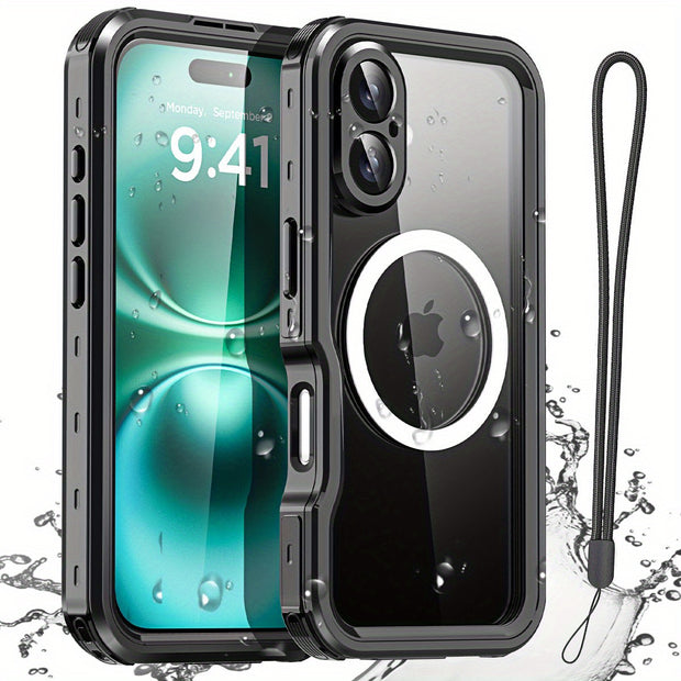 Magnetic Waterproof Case For iPhone 16 Pro Max, For iPhone 16 Plus, For iPhone 16, For iPhone 16 Pro Case Phone Cover Waterproof Rugged Shockproof Cover Fit For The all- new Camera Control Button