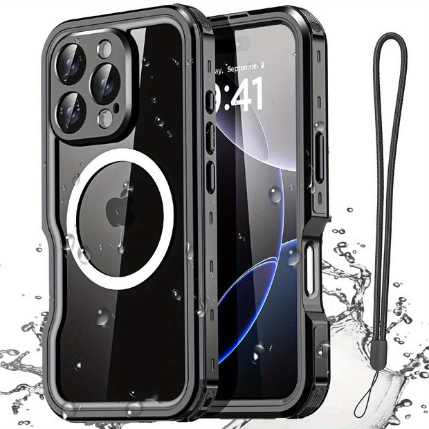 Magnetic Waterproof Case For iPhone 16 Pro Max, For iPhone 16 Plus, For iPhone 16, For iPhone 16 Pro Case Phone Cover Waterproof Rugged Shockproof Cover Fit For The all- new Camera Control Button