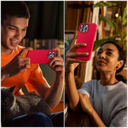 UltraGuard iPhone Case - Durable Silicone with High-Definition Screen Protector, Advanced Camera Lens Protector, Microfiber Lining, Shockproof, and Protective Cover - Compatible with iPhone 14, 14 Pro, 14 Plus, 14 Pro Max, 15