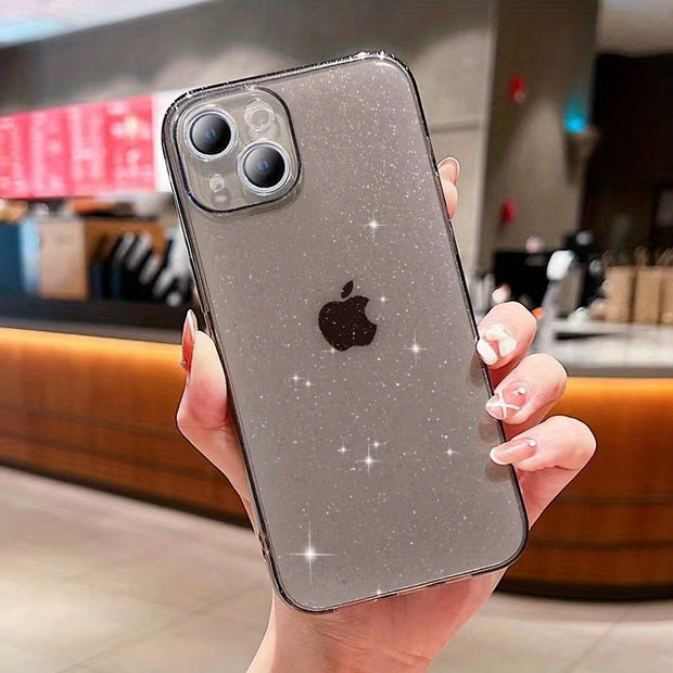 Cute & Shockproof Sparkling Candy iPhone Case - Ultra-Thin, Wireless Charging Ready for iPhone 11/12/13/14 Pro Max