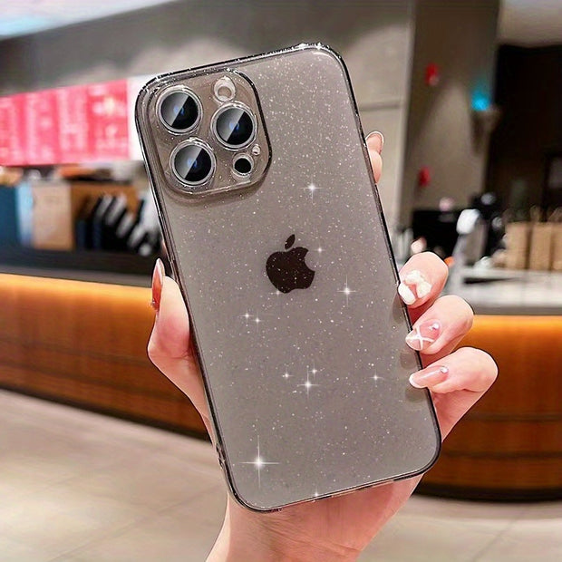 Cute & Shockproof Sparkling Candy iPhone Case - Ultra-Thin, Wireless Charging Ready for iPhone 11/12/13/14 Pro Max
