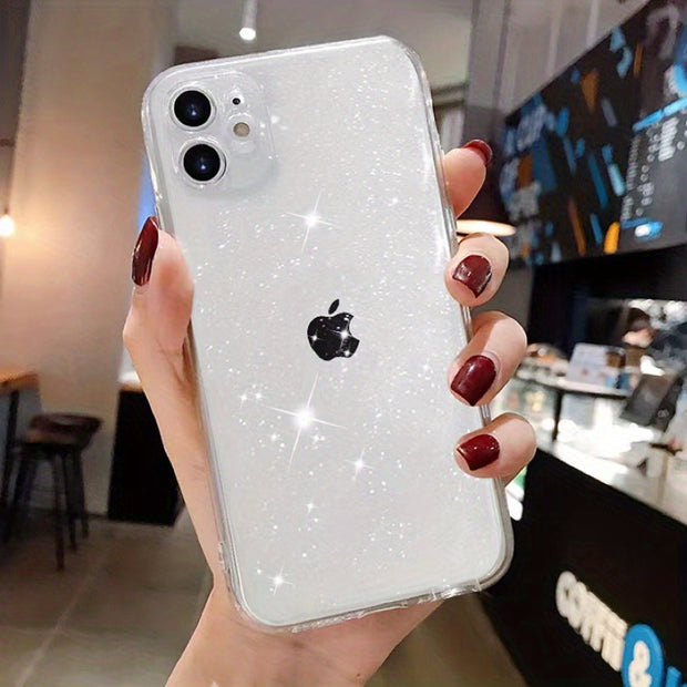 Cute & Shockproof Sparkling Candy iPhone Case - Ultra-Thin, Wireless Charging Ready for iPhone 11/12/13/14 Pro Max