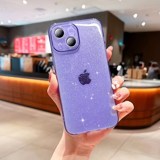 Cute & Shockproof Sparkling Candy iPhone Case - Ultra-Thin, Wireless Charging Ready for iPhone 11/12/13/14 Pro Max