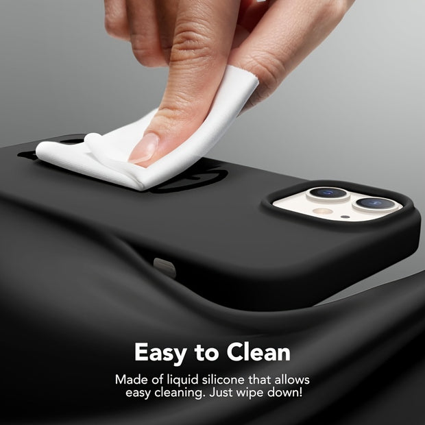 UltraGuard iPhone Case - Durable Silicone with High-Definition Screen Protector, Advanced Camera Lens Protector, Microfiber Lining, Shockproof, and Protective Cover - Compatible with iPhone 14, 14 Pro, 14 Plus, 14 Pro Max, 15