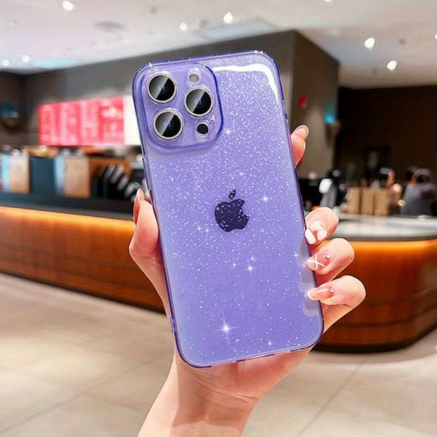 Cute & Shockproof Sparkling Candy iPhone Case - Ultra-Thin, Wireless Charging Ready for iPhone 11/12/13/14 Pro Max