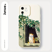 Cute & Durable jURSUE iPhone Case: Shockproof with Air Cushion, Aesthetic Cartoon Design for SE/14/13/12/11/X/XR/8/7 Plus