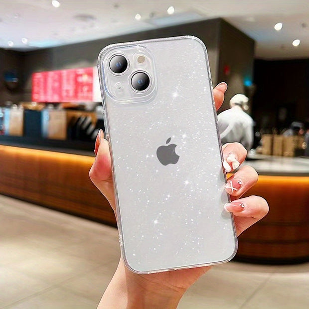 Cute & Shockproof Sparkling Candy iPhone Case - Ultra-Thin, Wireless Charging Ready for iPhone 11/12/13/14 Pro Max