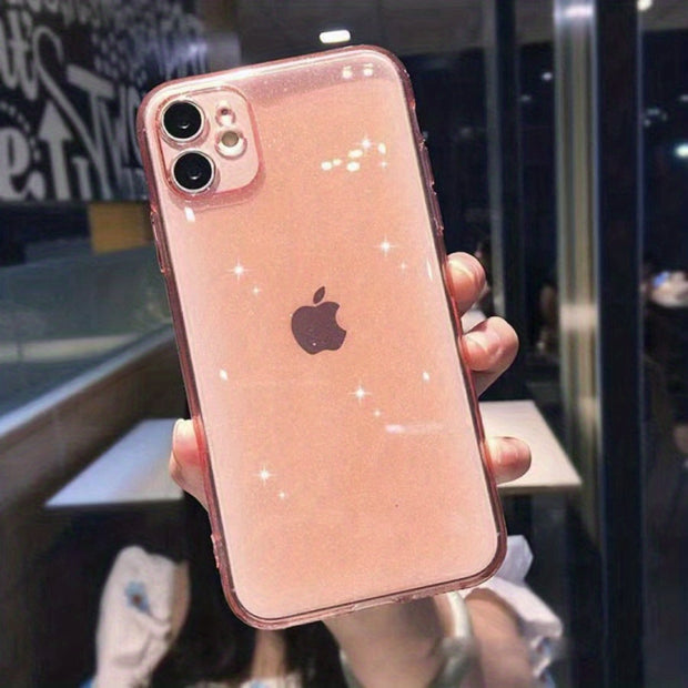 Cute & Shockproof Sparkling Candy iPhone Case - Ultra-Thin, Wireless Charging Ready for iPhone 11/12/13/14 Pro Max