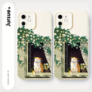 Cute & Durable jURSUE iPhone Case: Shockproof with Air Cushion, Aesthetic Cartoon Design for SE/14/13/12/11/X/XR/8/7 Plus