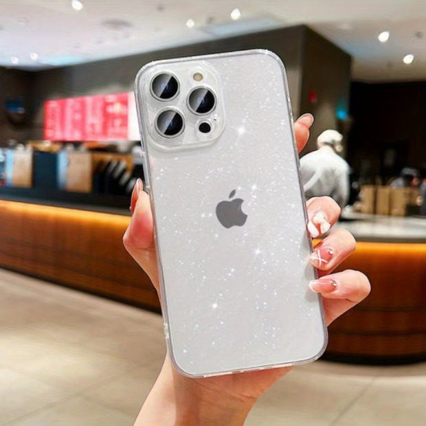 Cute & Shockproof Sparkling Candy iPhone Case - Ultra-Thin, Wireless Charging Ready for iPhone 11/12/13/14 Pro Max