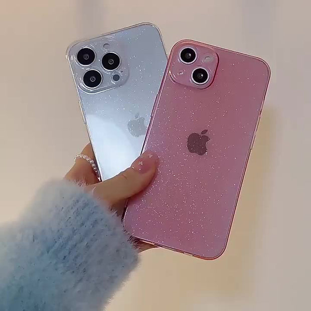 Cute & Shockproof Sparkling Candy iPhone Case - Ultra-Thin, Wireless Charging Ready for iPhone 11/12/13/14 Pro Max